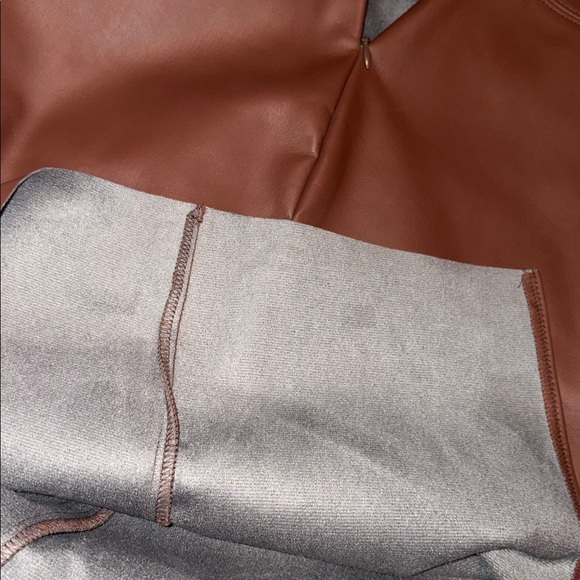 Express High Waisted Faux Leather Seamed Pencil Skirt Size 0 - Picture 12 of 12